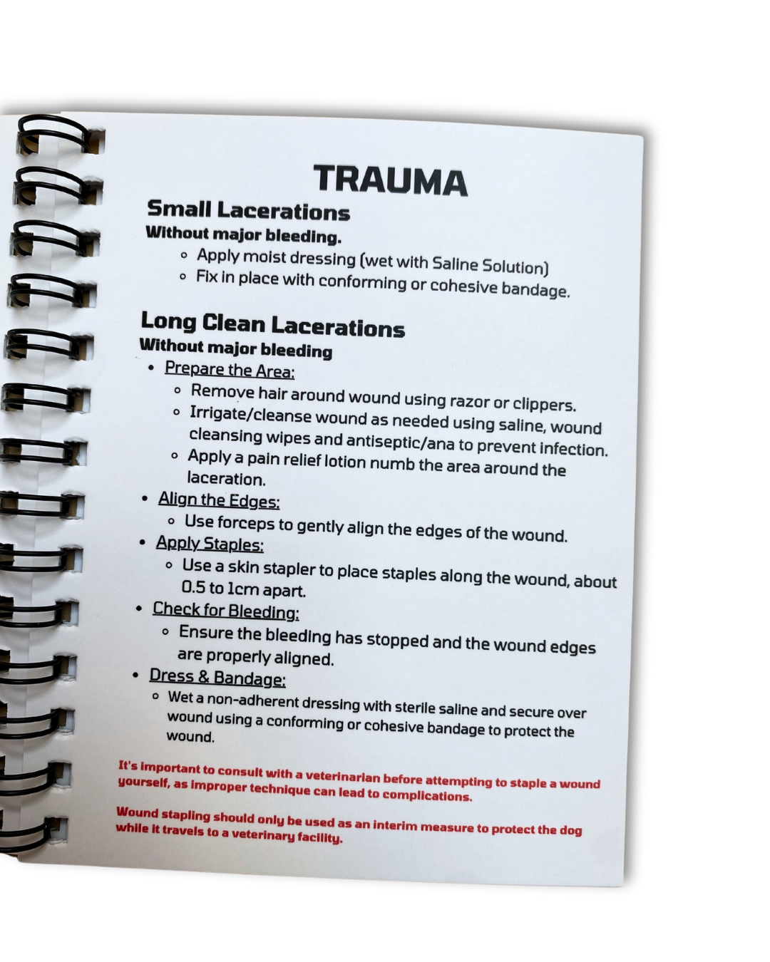 K9 First Aid Handbook