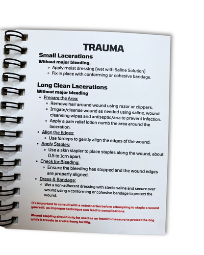 K9 First Aid Handbook